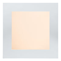 Lucide BRICE LED bathroom ceiling light, dimmable 15W 3000K, IP44, square Matt White finish