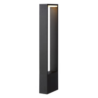 Lucide GOA LED bollard light 10W 3000K IP54 Dark Grey outdoor garden lighting
