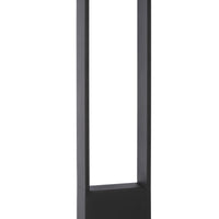 Lucide GOA LED bollard light 10W 3000K IP54 Dark Grey outdoor garden lighting