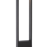 Lucide GOA LED bollard light 10W 3000K IP54 Dark Grey outdoor garden lighting