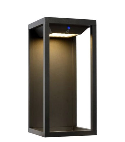 Lucide Tenso Solar LED-Wandleuchte 3000K IP54 anthrazit