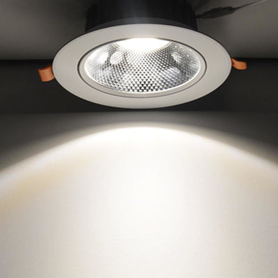 Led recessed spotlight dimmable 7W replaces 70W 4000K clear white LCB