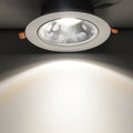 LCB LED Einbaustrahler 10,5W 3000K 220-240V IP20 CRI 80 Philips Chip flimmerfrei CE RoHS 83mm Ausschnitt