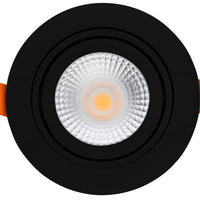 LED Einbauspot von LCB, 95mm, 5W, 420 Lumen, 2700K warmweiß, IP65, dimmbar, für Badezimmer
