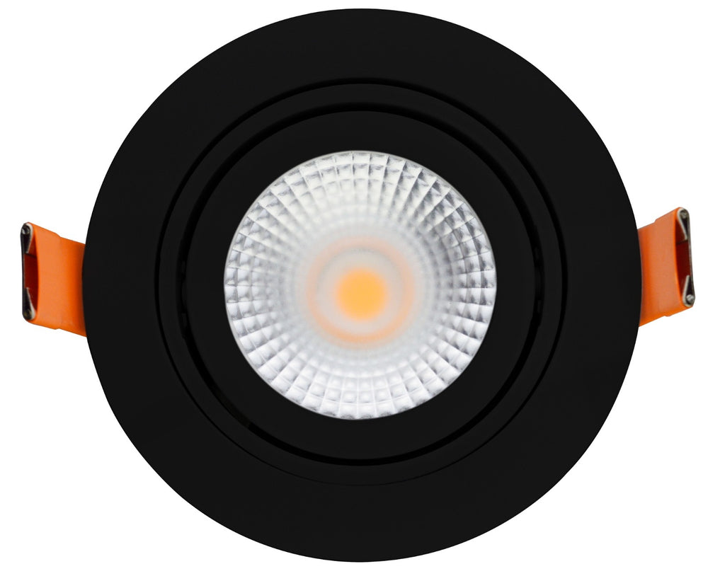 LED Einbauspot von LCB, 95mm, 5W, 420 Lumen, 2700K warmweiß, IP65, dimmbar, für Badezimmer