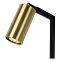 Lucide SYBIL desk lamp, 1xGU10, 230V, IP20, Black with Matt Gold, modern steel, 360° adjustable, indoor use