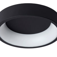 Lucide TALOWE LED Deckenleuchte, dimmbar 20W 3000K IP20 rund Schwarz Aluminium Ø300mm
