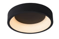 Lucide TALOWE LED Deckenleuchte, dimmbar 20W 3000K IP20 rund Schwarz Aluminium Ø300mm