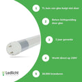 Spectrum LED Tube 120cm G13 17W 230V 3000K Warm White 1800 lumens 270° CRI 80 indoor lighting