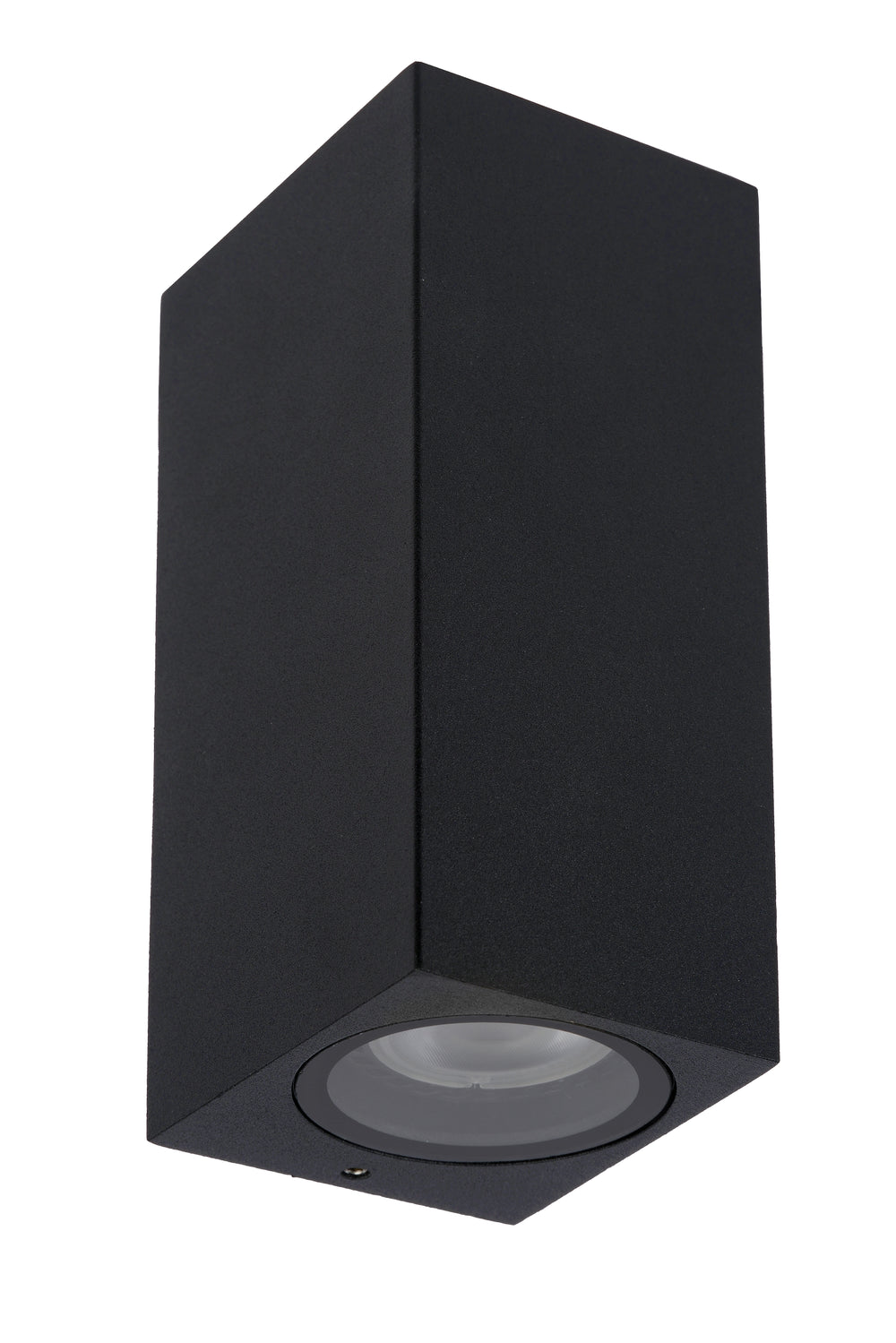 Lucide ZARO moderne Wandleuchte Schwarz, 2xGU10 35W, 220-240V, IP44 Außen Innen Aluminium quadratisches Design