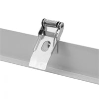 LCB LED-Panel 120x30cm Einbaurahmen-System weißes Aluminium IP20 220-240V AC