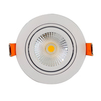 LCB LED-Einbaustrahler 95mm IP65 weiß 5W 420 Lumen 2700K warmweiß