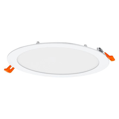 Slim LED Einbauleuchte 22W 4000K 2000 Lumen Weiß rund Einbau 225mm Ausschnitt 200mm 110° Abstrahlwinkel