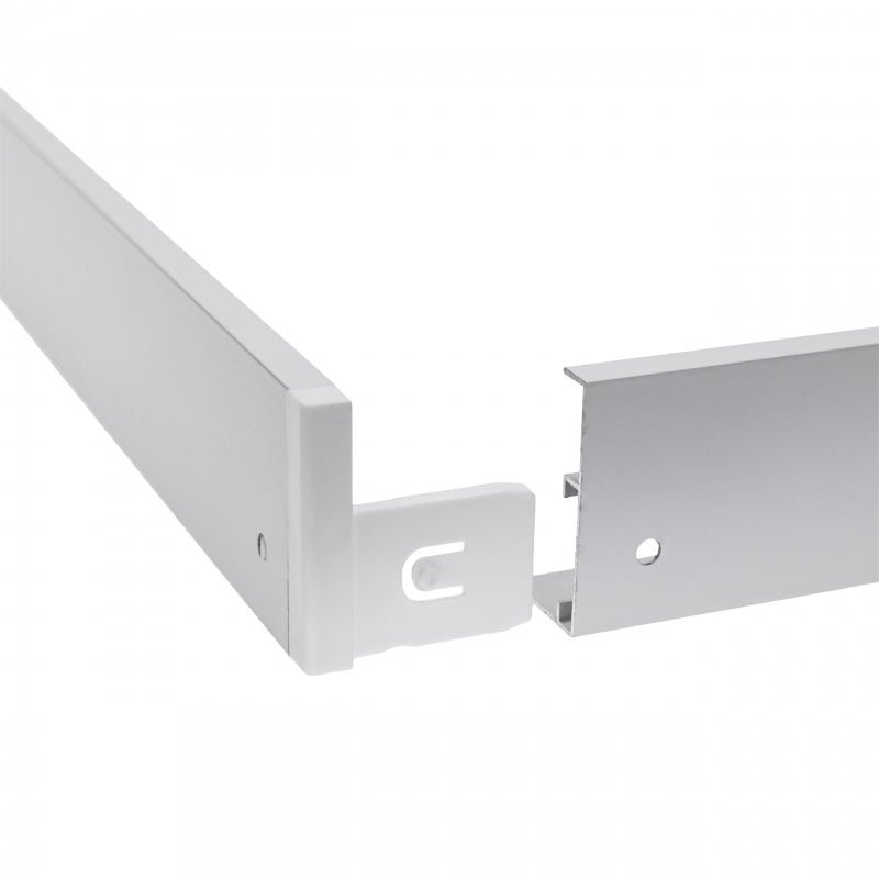Spectrum algine 600x600mm LED ceiling light white aluminum for office space, cold environment -20/+40, 2-year warranty