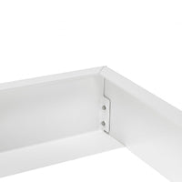 Spectrum Algine LED-Armatur 600x600mm, weiß, Aluminiumgehäuse, geeignet für Oberflächenmontage, langlebige Beleuchtung