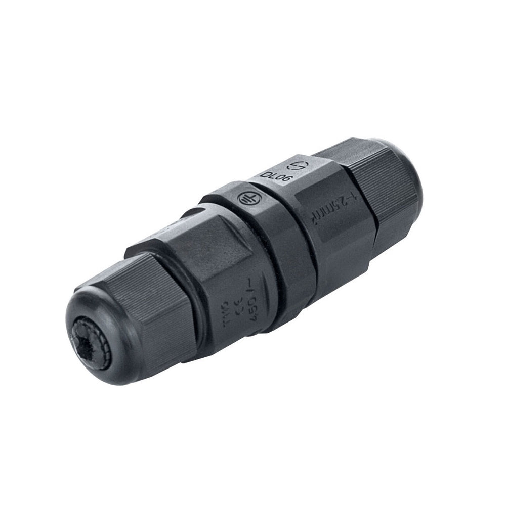 Aigostar LED Verbinder wasserdicht 3-polig für 0.5-2.5mm² Kabel IP68 Schwarz CE RoHS zertifiziert