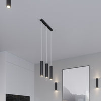 Aigostar LED pendant light Black LOOPEZ 2xGU10 socket, aluminium housing, 220-240V, IP20, CE RoHS
