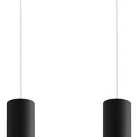 Aigostar LED pendant light Black LOOPEZ 2xGU10 socket, aluminium housing, 220-240V, IP20, CE RoHS