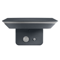 Ledvance Endura Style Solar GLOW Wandsensor LED 3.6W 3000K IP44 Dunkelgrau Außenleuchte