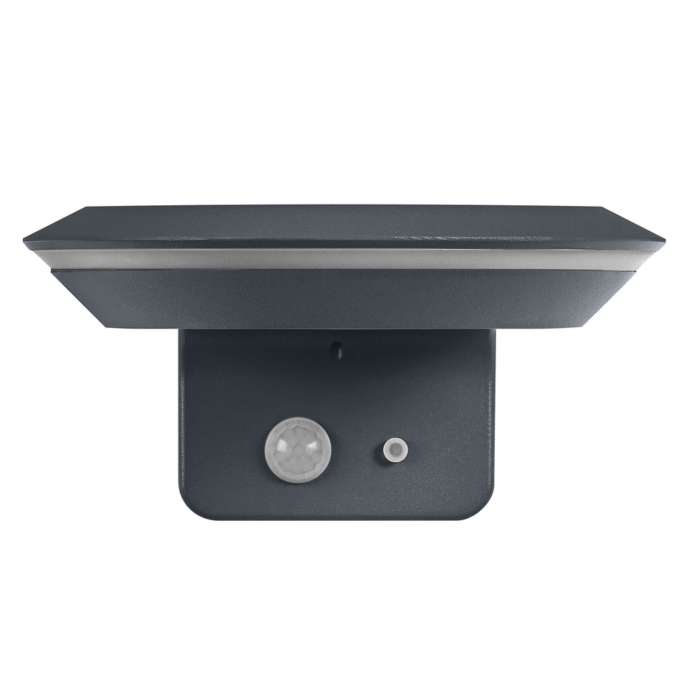 Ledvance Endura Style Solar GLOW Wandsensor LED 3.6W 3000K IP44 Dunkelgrau Außenleuchte