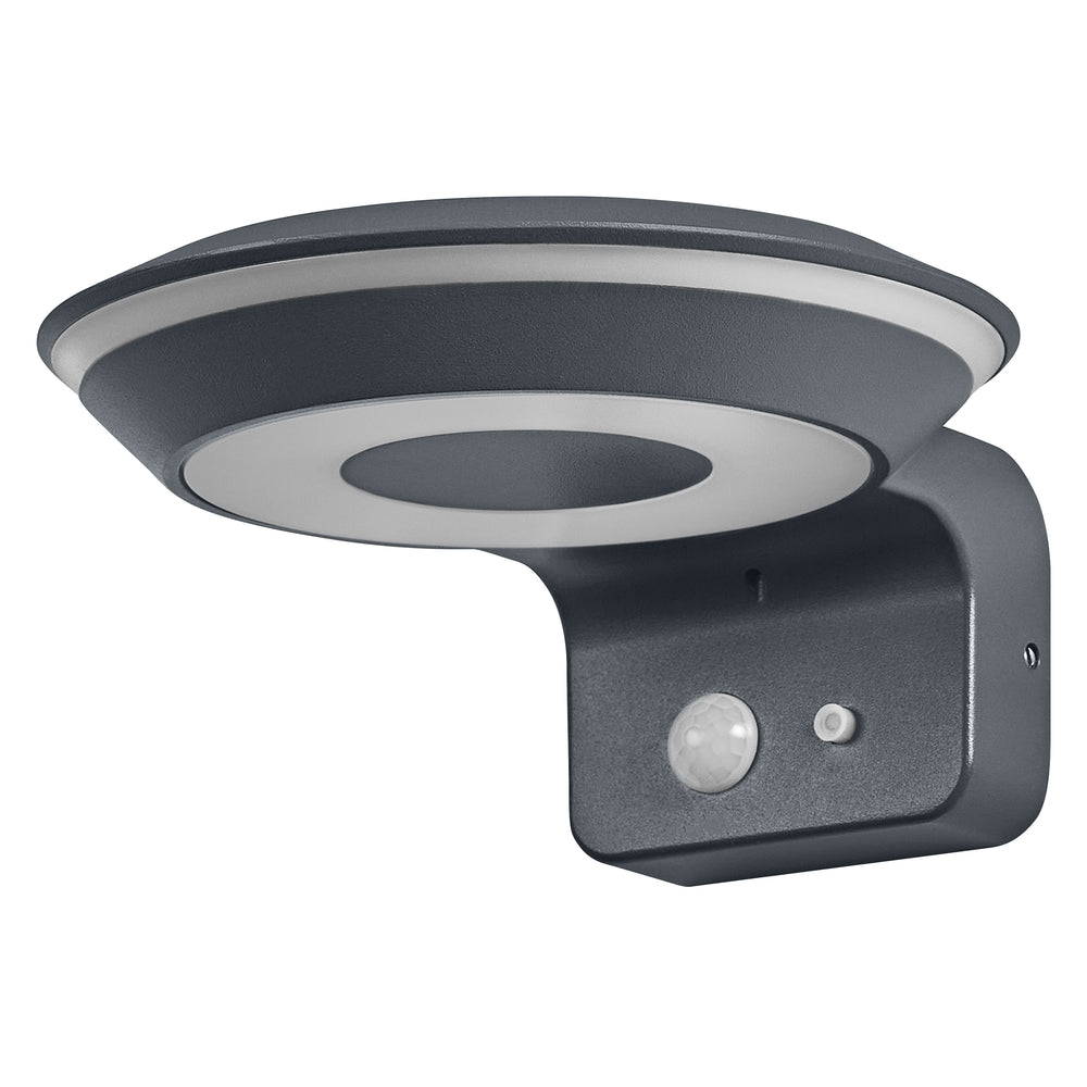 Ledvance Endura Style solar GLOW Wall Sensor LED 3.6W 3000K IP44 Dark Gray Outdoor Light