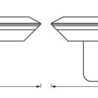 Ledvance Endura Style Solar GLOW Wandsensor LED 3.6W 3000K IP44 Dunkelgrau Außenleuchte