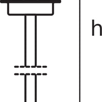 Ledvance ENDURA Classic Pfosten 80cm E27 Außenleuchte Edelstahl LED Wegeleuchte IP44