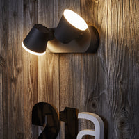 Ledvance ENDURA Style Midi Spot I LED Wandleuchte 13,5W 3000K 800 Lumen IP44 Dunkelgrau Außen