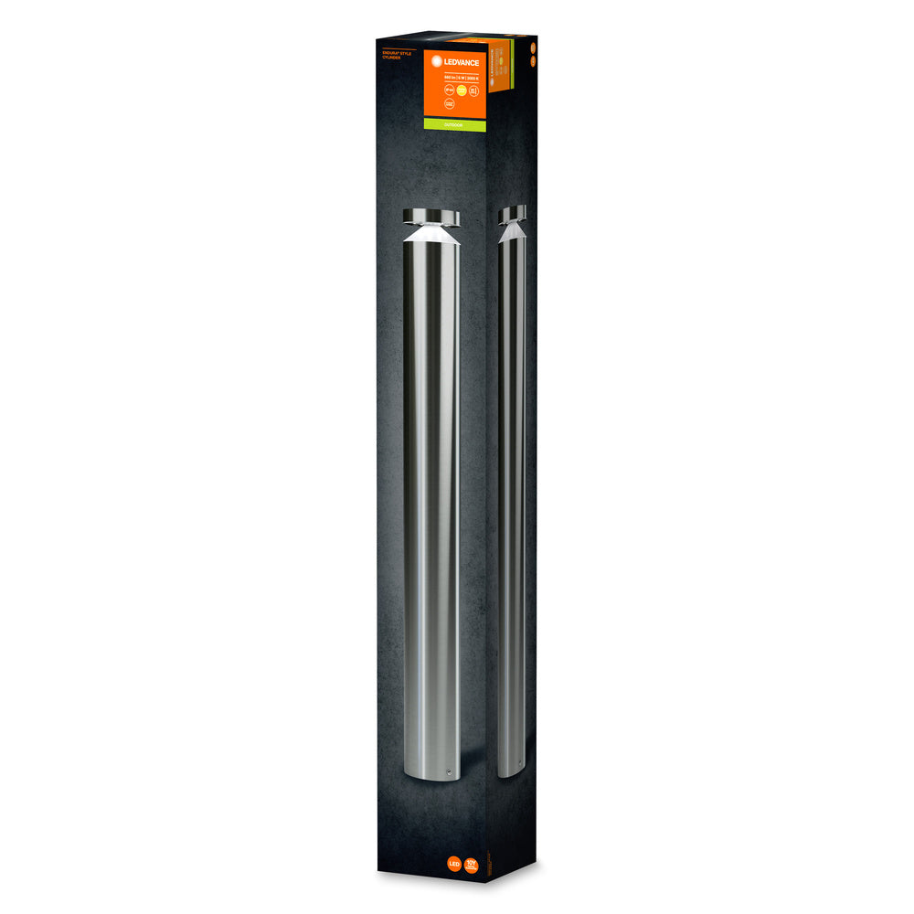 Ledvance ENDURA Style Cylinder 80cm LED stainless steel outdoor wall light 6W 3000K IP44 Warm White