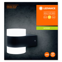 Ledvance ENDURA Style UpDown Puck LED Wall Light 13W 3000K 980 lumens IP44 Dark Gray Outdoor