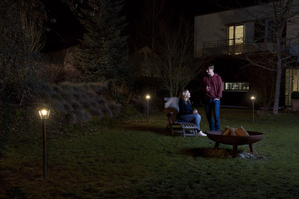 Ledvance ENDURA Classic Tradition 33cm Außenlaterne E27 Schwarz/Gold IP44 Druckguss-Aluminium