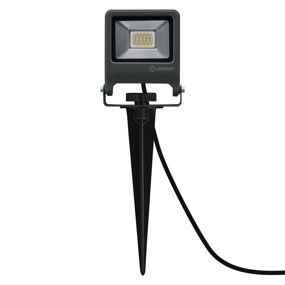 Ledvance ENDURA Garden Flood Spike LED Außenleuchte 20W 3000K 1700 Lumen IP65 Dunkelgrau