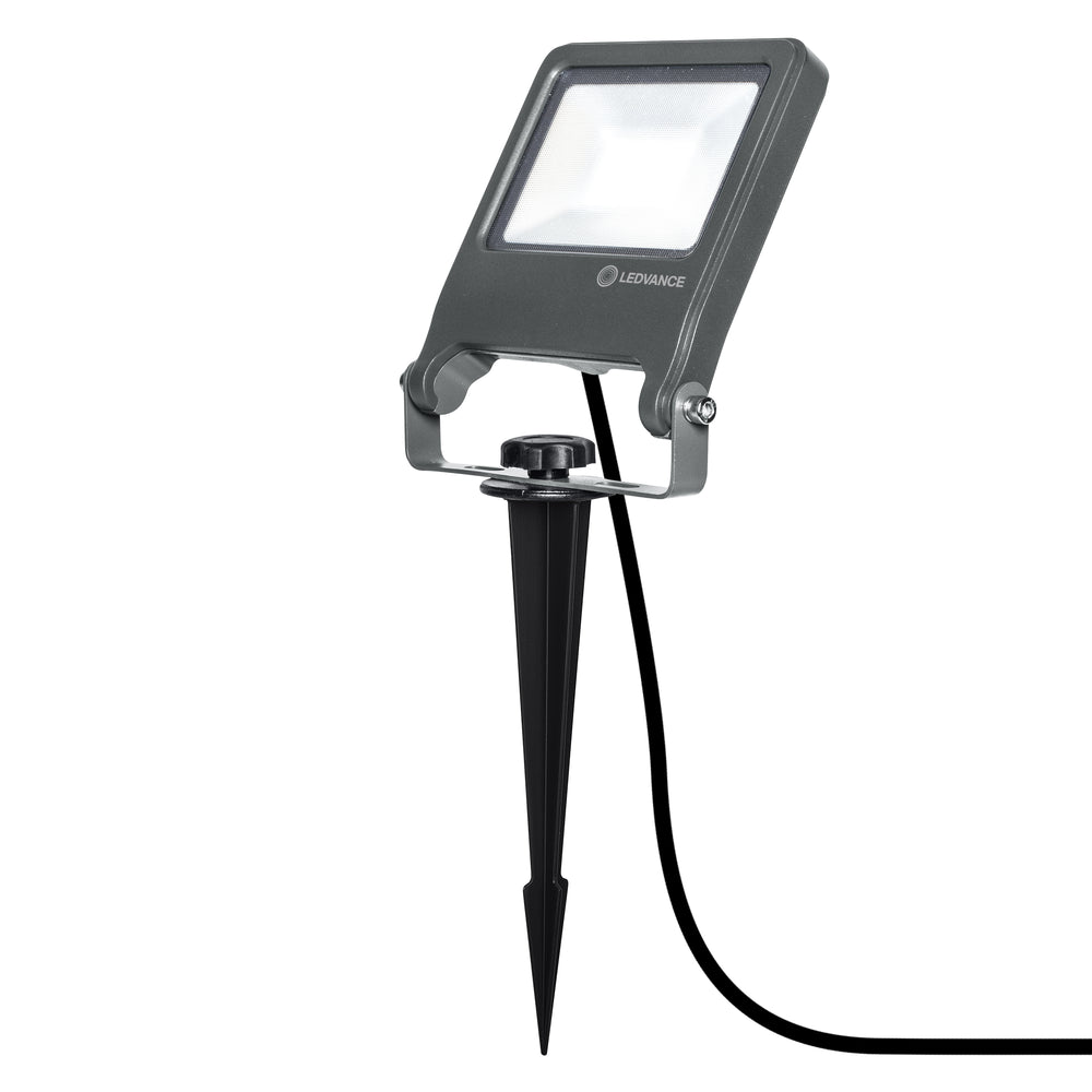 Ledvance ENDURA Garden Flood Spike LED Außenleuchte 20W 3000K 1700 Lumen IP65 Dunkelgrau