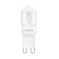 Braytron LED G9 capsule, 3W dimmable, 3000K warm white, 260 lumen, 240° beam angle, 220-240V