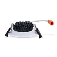 Tsong LED recessed spot IP20 10.5W 3000K 220-240V flicker-free ceiling light White 83mm cut-out 200 CE RoHS