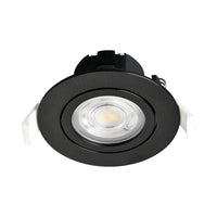 Braytron 7W dimmbarer LED-Spotlight, 630 Lumen, 3IN1 Farbtemperatur, schwarz, CRI >80, IP20