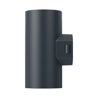 Braytron outdoor LED wall light 2x9W IP65 3IN1 1780 lumen grey