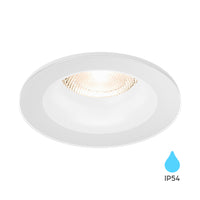 Braytron GU10 Einbau-Spotlight 35W weiß IP54 Innenbeleuchtung