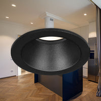 Braytron Indoor-Spotlight, MR16 Sockel, 35W, schwarzes Aluminium, 85 mm Durchmesser