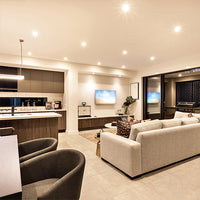Braytron 3w led spotlight for indoor use, 3000K warm white, 210 useful lumens, ip54, 38° beam, non-dimmable, three colors
