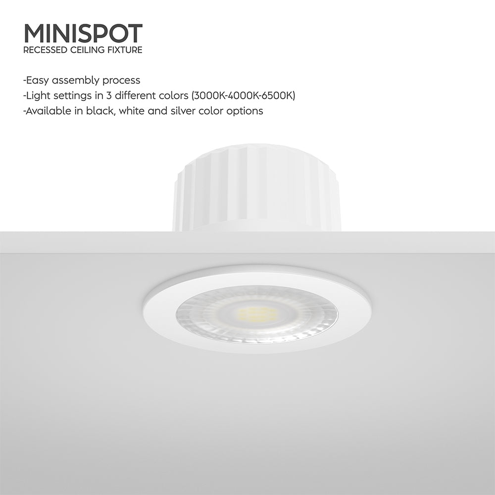 Braytron LED-Spot 3W 3000K warmweiß IP54 38° Abstrahlwinkel 210 Lumen nicht dimmbar