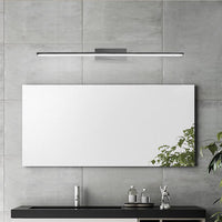 Braytron 12W LED Spiegellampe, 900 Lumen, 3-in-1 CCT, IP44, schwarzes Aluminium, 600 mm Länge