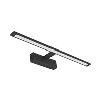 Braytron 12W LED Spiegellampe, 900 Lumen, 3-in-1 CCT, IP44, schwarzes Aluminium, 600 mm Länge