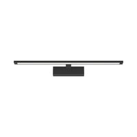 Braytron 12W LED Spiegellampe, 900 Lumen, 3-in-1 CCT, IP44, schwarzes Aluminium, 600 mm Länge