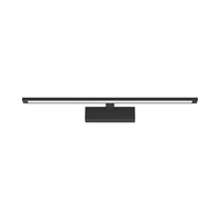 Braytron 12W LED Spiegellampe, 900 Lumen, 3-in-1 CCT, IP44, schwarzes Aluminium, 600 mm Länge