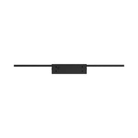Braytron 12W LED Spiegellampe, 900 Lumen, 3-in-1 CCT, IP44, schwarzes Aluminium, 600 mm Länge