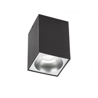 Spectrum LED-Deckenstrahler Cube Matt Schwarz 95x95x138mm IP20 GU10 Fassung, wähle dein eigenes Lumen und Farbe, schlanke Installation