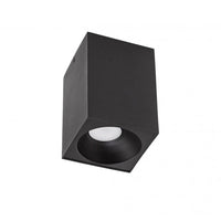 Spectrum LED-Deckenstrahler Cube Matt Schwarz 95x95x138mm IP20 GU10 Fassung, wähle dein eigenes Lumen und Farbe, schlanke Installation