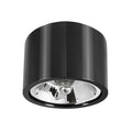 Spektrum LED-Deckenstrahler CHLOE schwarz rund GU10 AR111 Fassung ohne LED-Lampe für modernes Design und einfache Installation