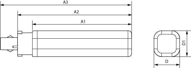 Philips CorePro LED PLC 6.9W 3000K G24d-2 2-Pin 220-240V Ersatz für 18W CFL, 700 Lumen, 120° Abstrahlwinkel